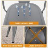 BestMassage Metal Dining Chairs Metal Chair for Indoor Outdoor Chairs Perfect for Restaurants - 3 of 4
