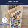LunaLulinlk Pantry Organizer, 8-Tier Pantry Storage, Metal Hanging Spice Rack for Kitchen,Bathroom, Back of Door Seasoning Rack, White - 4 of 4