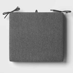 18"x20" Woven Outdoor Chair Seat Cushion - Threshold™ - 1 of 4