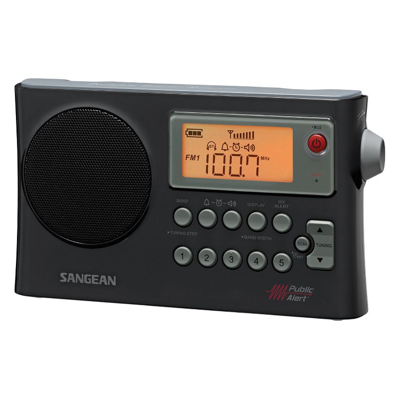 Sangean® AM/FM/NOAA® Weather Alert Portable Radio, 3 of 7