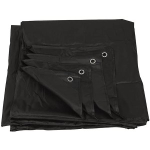 Juvale 6x6 Heavy Duty Tarp for Camping, Protective Outdoor Cover with Grommets and Carrying Case, Waterproof, Ideal for Outdoor - 1 of 4