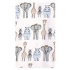 Hudson Baby Infant Boy Cotton Flannel Burp Cloths, Royal Safari, One Size - 3 of 3