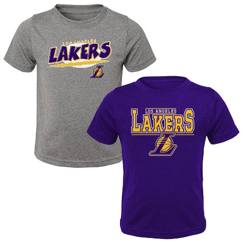 Nba Los Angeles Lakers Toddler 2pk T-shirt - 3t : Target