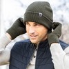 Britt's Knits Men’s Craftsman Warm Winter Classic Ribbed Beanie Cuffed Design Hat - 4 of 4