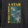 Women's - Disney - Wish Upon A Star Lightweight French Terry Wide Neck Long Sleeve Shirt - 2 of 4