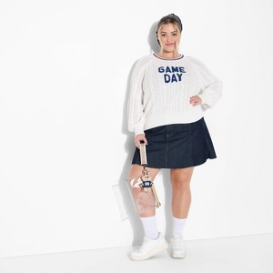 Women's Game Day Pullover Sweater - Wild Fable™ - 1 of 3