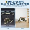 7-in-1 Foldable Baby Tricycle with Adjustable Parent Handle – Toddler Trike with Safety Harness, Wheel Brakes & Removable Canopy for Boys & Girls - 3 of 4