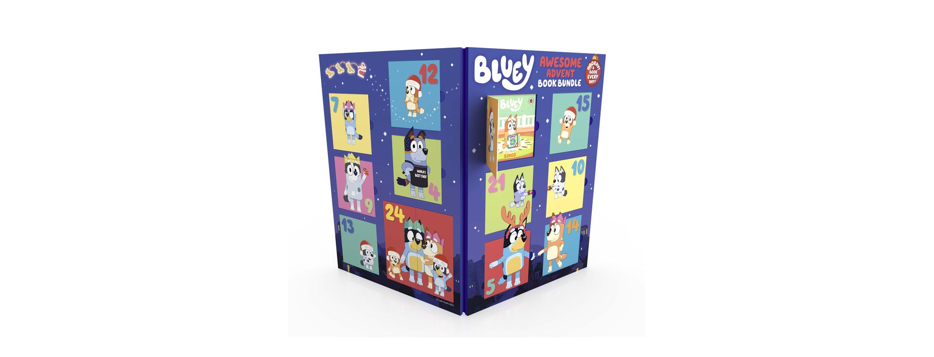 Bluey: Awesome Advent Book Bundle - by  Penguin Young Readers Licenses (Hardcover)