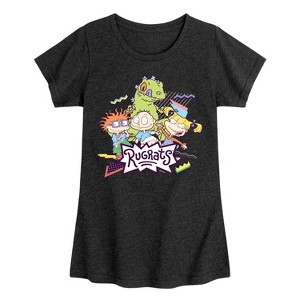Girls' - Rugrats - Retro Rugrats Fitted Short Sleeve Graphic T-Shirt - 1 of 4