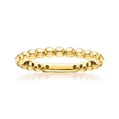 Pure Collection by Ross-Simons 2mm 18kt Gold Vermeil Bead Eternity Band