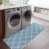 Sussexhome Non Skid Cotton Washable Laundry Room Indoor Runner Rug, 20" x 59" - 2 of 4