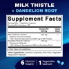 Milk Thistle with Dandelion Root - 180 Vegetarian Capsules - 2 of 4