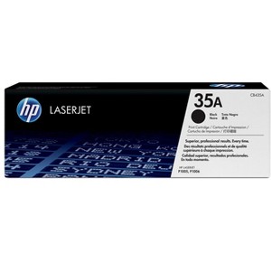 HP Inc. 35A Black Original LaserJet Toner Cartridge, ~1,500 pages, CB435A - 1 of 4