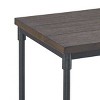 NicBex Contemporary Square End Table with Storage Drawer 2-tier Side Table for Modern Living Spaces - 3 of 4