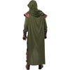 Joyfy Halloween Costume for Men Robin Hood, Renaissance Leather Robin Outfit Set for Adults Halloween Role Play Dress Up Parties - 4 of 4