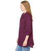 Woman Within Three-Quarter Sleeve Popover Blouse - 4 of 4