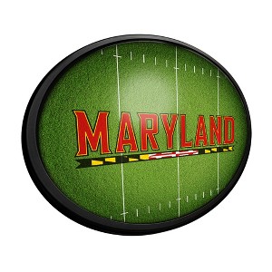 College Football On the 50 Design Oval Slimline Lighted Wall Sign - 1 of 4