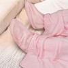 PAVILIA Wearable Blanket with Sleeves and Foot Pockets, Fleece Warm Snuggle Pocket Sleeved Throw for Women Men Adults - 2 of 4