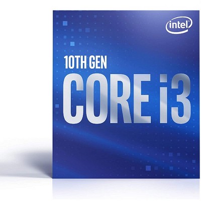 Intel Core i3-10100 Desktop Processor - 4 cores & 8 threads - Up to 4.30 GHz Turbo speed - Socket FCLGA1200 - Intel Optane Memory supported