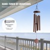 VEVOR Wind Chimes for Outside, 45 in, Deep Tone Wind Chimes with 6 Tubes, Unique Large Memorial Wind Chimes for Anniversary, Bronze - 4 of 4
