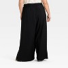 Women's Tie-Front Flowy Wide Leg Pants - Ava & Viv™ - 2 of 3