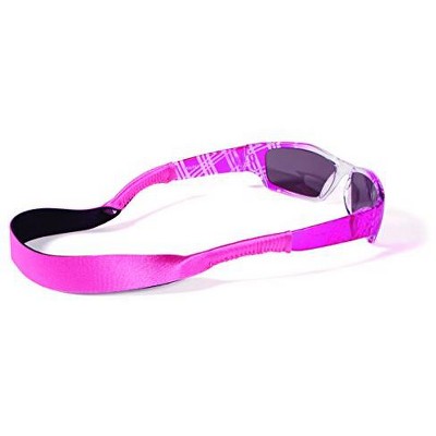 Croakies Kids Eyewear Retainer, Pink, 13 Inch x 3/4 Inch|Made in USA|Water Resistant - High quality neoprene|Colorfast & washable