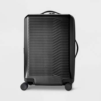 Signature Hardside Carry On Spinner Suitcase Black - Open Story™