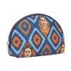 Signare USA Frida Kahlo Icon Blue Cosmetic Make Up Bag - 2 of 4