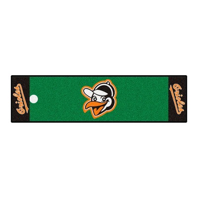 MLB Baltimore Orioles 1954 Retro Collection 1.5'x6' Putting Mat - Green