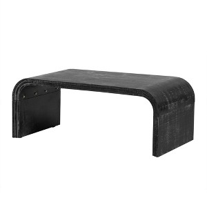 NicBex Modern 47.2" Rectangle Coffee Table with Curved Silhouette for Living Room and Bedroom - 1 of 4