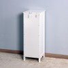 Garvee Bathroom Floor Cabinet Storage Organizer Freestanding Side Table Storage Unit With 1 Drawer & 1 Door, for Living Room Laundry Room - 4 of 4