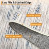 Modern Abstract Line Rug, Washable Non-Slip Low Pile Carpet, No-Shedding Stain-Resistant for Living Room, Bedroom, Dorm, Office - 4 of 4