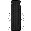 NewHome"71x22 Inch Chaise Lounger Cushion for Recliners, Rocking Chairs, Deck & Sofa Mats, Outdoor Comfort"BlackRedCoffeeGrey&Purple - 3 of 4