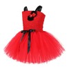 MyKids-USA Children Girls’ Halloween Costume Set: Sleeveless Red Tulle Dress with Cosplay Accessories – Sets - 3 of 4