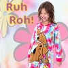 Scooby-Doo Girls' Tie-Dye Flower Power Union Suit Footless Sleep Pajama - image 4 of 4