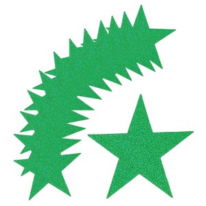 Unique Bargains Decorative Party Wedding Cardboard Five Star Paper Cutouts - 1 of 3