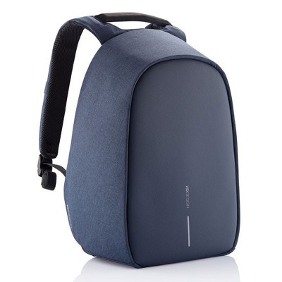 XD Design Bobby Hero Small Anti Theft Travel Eco Friendly Laptop Backpack with USB Port, RFID Protected Pockets, and Hidden Zippers, Navy Blue