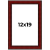 PosterPalooza | Weathered Red Picture Frame - UV Acrylic, Foam Board Backing, Hanging Hardware - 2 of 4