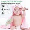 Baby Teething Toys with Easy-Hold Handle – Silicone Infant Toothbrush, Dual-Textured for Gum Massage & Relief, Safe for 0–12 Months, Green & Caramel - 4 of 4