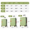 3-Piece Hardshell Luggage Set Trolley Suitcases,Minimalist Expandable Spinner Suitcase with TSA Lock (20"/24"/28")–Cuddlewood - 4 of 4