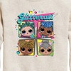 Boys' - LOL Surprise! - Glitterati Retro Grid Graphic Long Sleeve Fleece Sweatshirt - 2 of 4