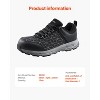 VEVOR Steel Toe Shoes for Men, US Size 11 Wide, Men’s Cushion Sport Safety Toe Athletic Work Shoe, Indestructible Safety Sneakers Lightweight, Black - 3 of 4