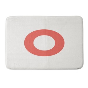 Deny Designs April Lane Art Block Monogram Memory Foam Bath Mat - 1 of 4