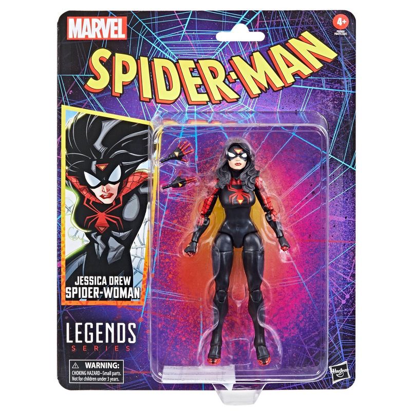 Marvel Spider-Man Legends Jessica Drew Spider-Woman Action Figure, 3 of 10