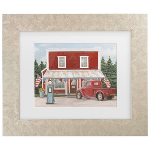 Trademark Fine Art - James Wiens Country Truck I Matted Framed Art - 1 of 4