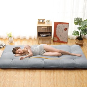 TackView Japanese Futon Floor Mattress, Tatami Mat Foldable Japanese Floor Bed Roll Up Mattress Camping Sleeping Pad for Dorm RV Travel - 1 of 4