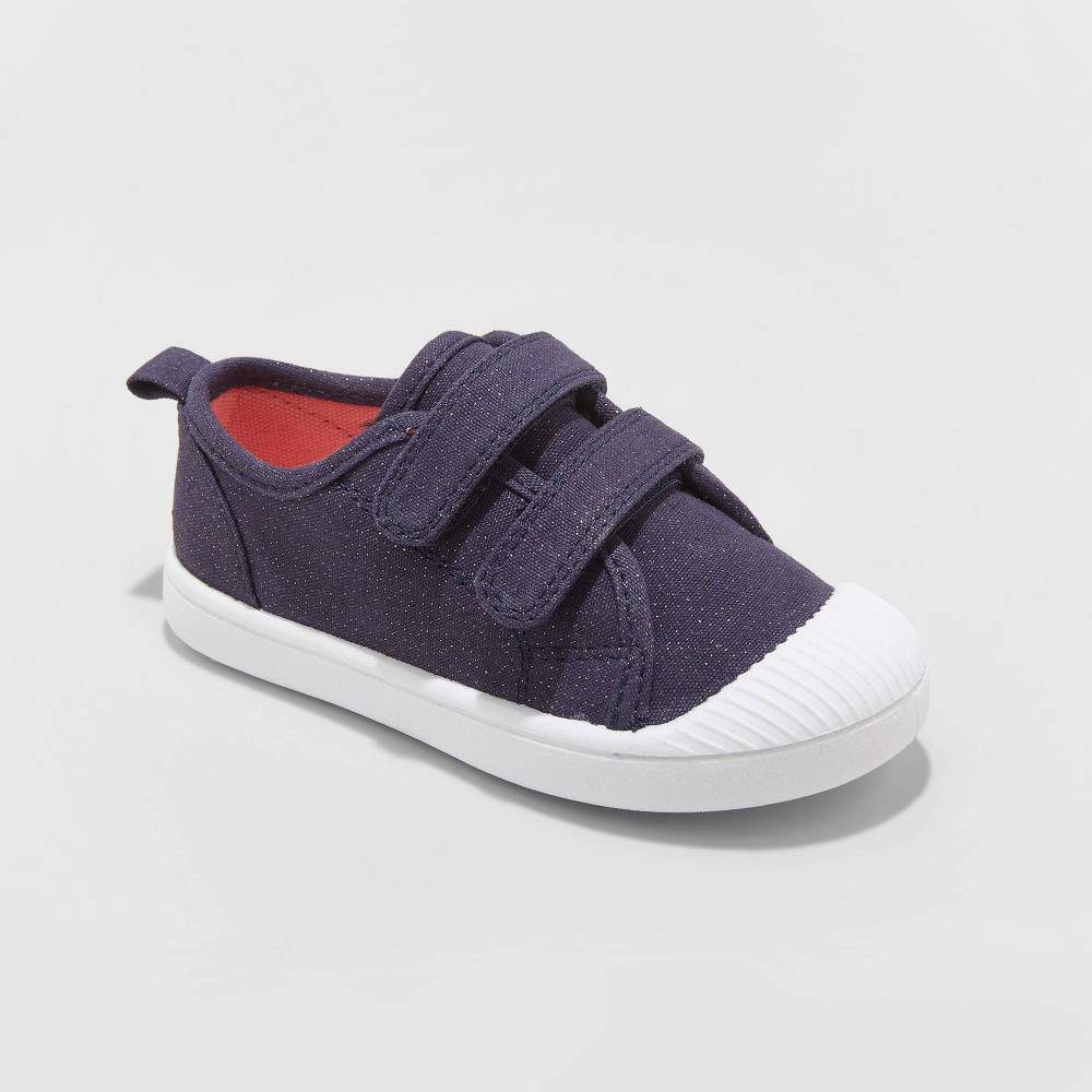 Toddler Girls' Madge Sneakers - Cat & Jack Navy 10, Blue was $9.99 now $6.99 (30.0% off)