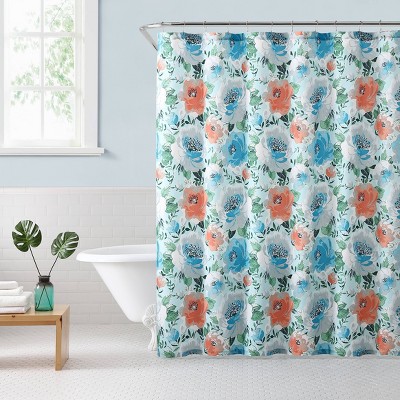 Mina Floral Shower Curtain - Freshee