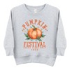 The Juniper Shop Pumpkin Festival Gourd Vibes Toddler Sweatshirt - 5/6T - Heather Grey - 2 of 4