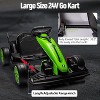 Kids Electric Drift Kart , 24 Volt Battery Powered, 200 Watt Dual Motor, Continuously Variable Speed, Forward and Reverse Function - 4 of 4